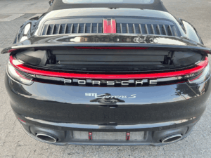 Fahrzeugaufbereitung Warendorf Hochglanzmanufaktur - Außenaufbereitung heck Porsche